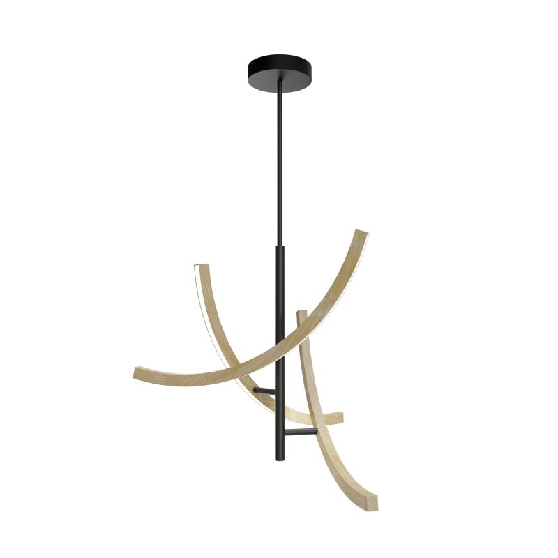 Подвесной светильник Maytoni Wabi LED 2700-4000К 21W MOD428PL-L27BK фото 1
