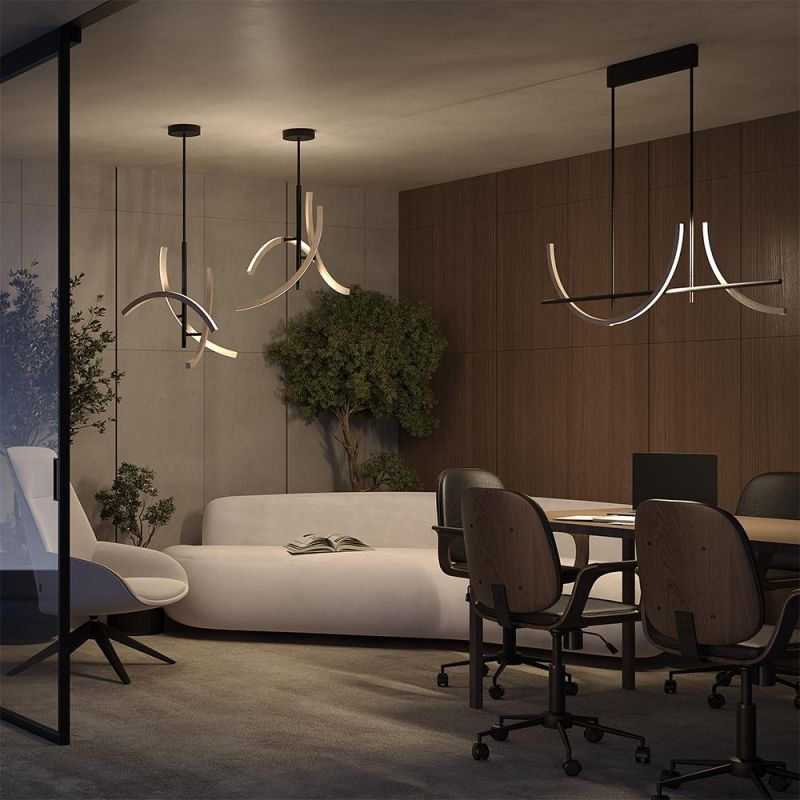 Подвесной светильник Maytoni Wabi LED 2700-4000К 21W MOD428PL-L27BK фото 2