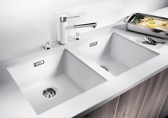 Кухонная мойка Blanco SUBLINE 400-U 523426 белый фото 3