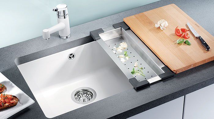 Кухонная мойка Blanco SUBLINE 400-U 523426 белый фото 4