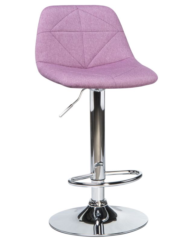 Барный стул Dobrin 2035-LM DINA,  цвет сиденья фиолетовый, цвет основания хром