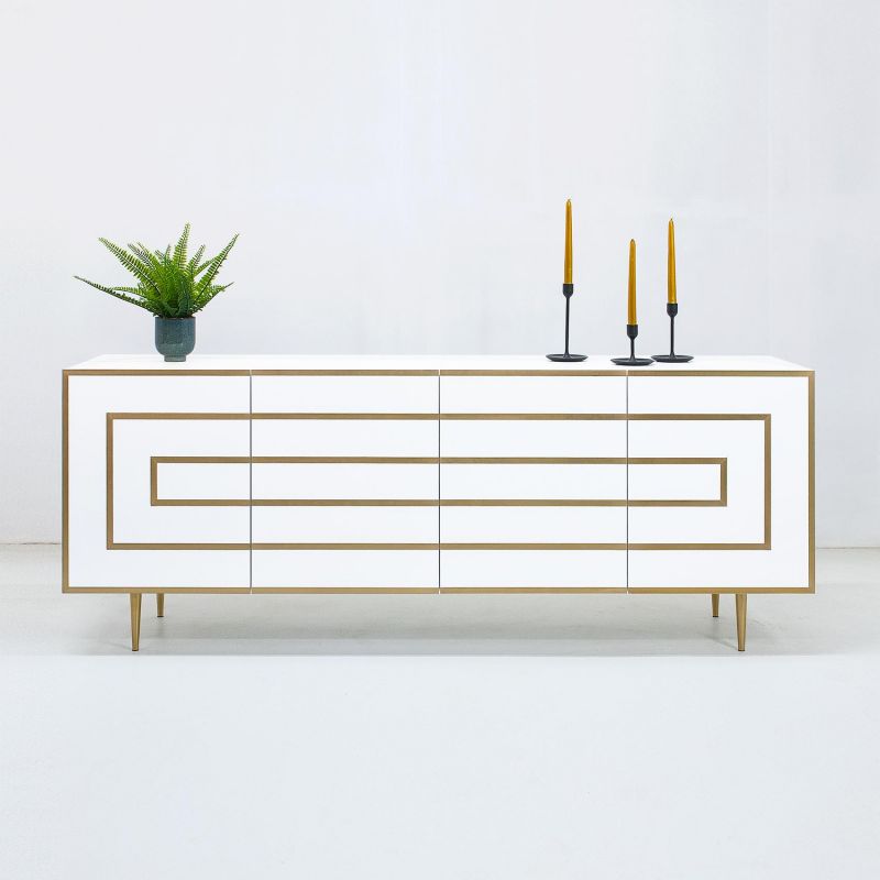 Тумба AСWD WHITE&BRASS BD-1893107