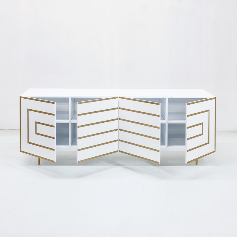 Тумба AСWD WHITE&BRASS BD-1893107