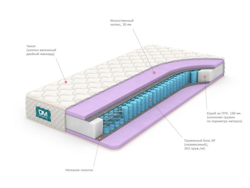 Матрас Dream Master Комфорт 1 SP 80  BD-1893310 фото 1