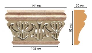 Капитель Decomaster D202-59 (144*85*30мм)
