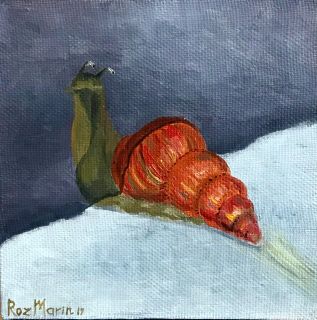 Картина "LEAVING SNAIL" Марина Дерягина