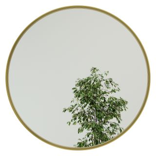 Настенное зеркало в раме GENGLASS RAUNTEL М BD-2138139 золотое