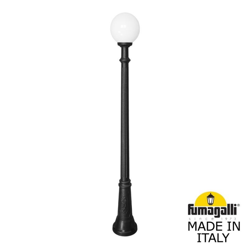 Садово-парковый фонарь Fumagalli GLOBE 250 черный, бежевый G25.156.000.AYF1R фото 1