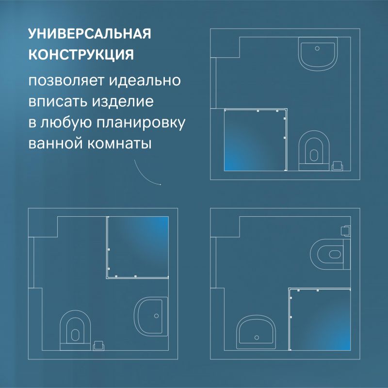 Душевой уголок AM.PM X-Joy W94G-403-9090-BТ 90х90 фото 14