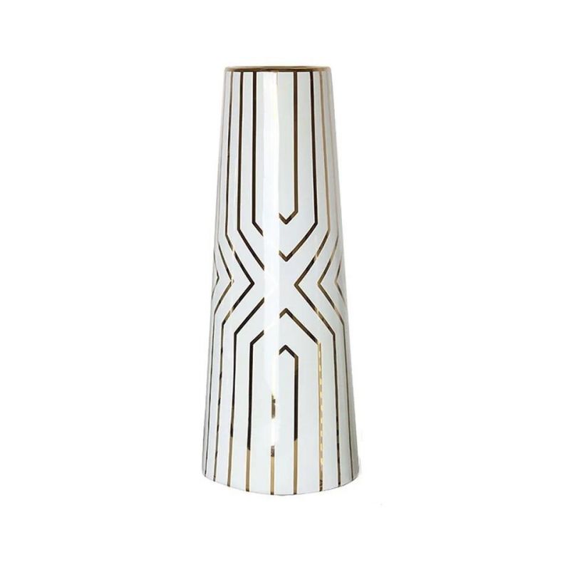 Ваза Sotogrande White Geometric pattern BD-3049000 фото 1