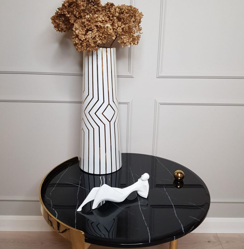 Ваза Sotogrande White Geometric pattern BD-3049000 фото 4