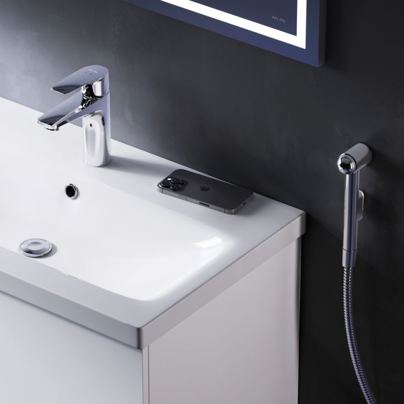 Смеситель для умывальника AM.PM Gem F90A03000 с гигиеническим душем фото 9