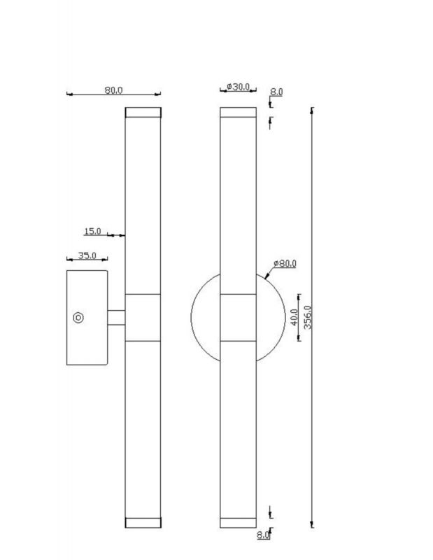 Бра Maytoni Axis MOD106WL-L10G3K