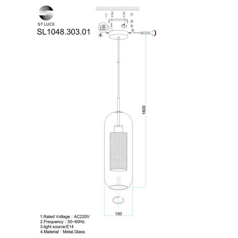 Подвес ST Luce GERRIT SL1048.303.01