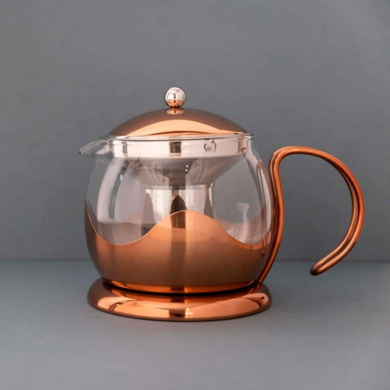 Чайник заварочный с фильтром 660 мл Kitchen Craft La Cafetiere медного цвета BD-3143620 фото 5
