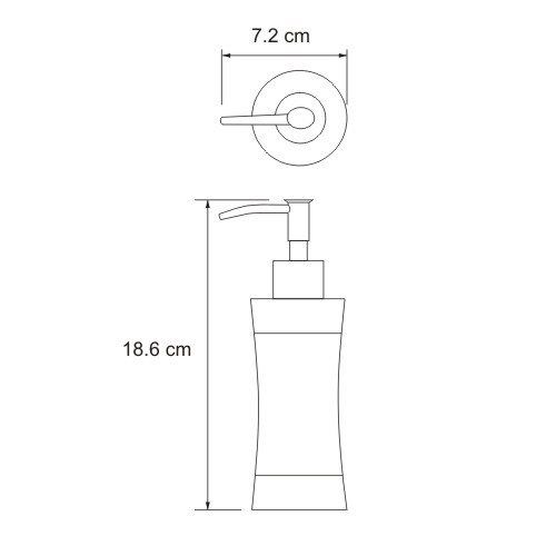 Дозатор для жидкого мыла WasserKRAFT Wern K-7599 фото 3