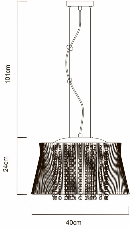 Светильник подвесной Arte Lamp Incanto G9 A4207SP-4CC фото 4