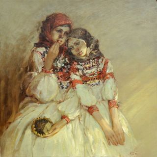 Картина "Подруги" Валентин Коротков