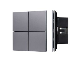 INTELLIGENT ARLIGHT Кнопочная панель KNX-304-23-IN Grey (BUS, Frameless) 2977990383667