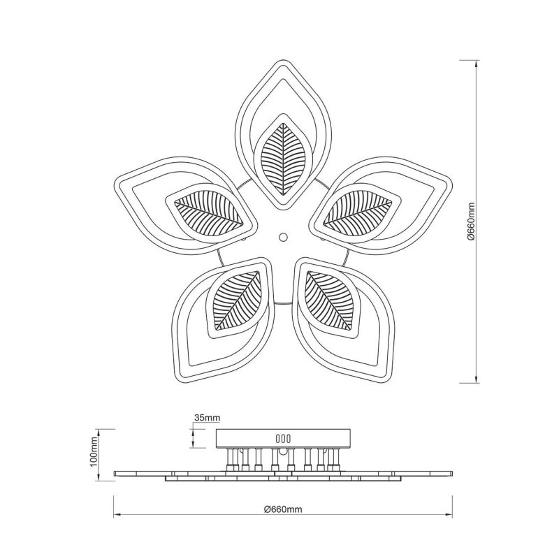 Потолочный светильник Escada Anise 10288/10LED