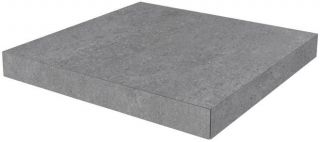 Kerama Marazzi DL500920R/GCA Ступень угловая клееная Фондамента серый 33x33x0,9