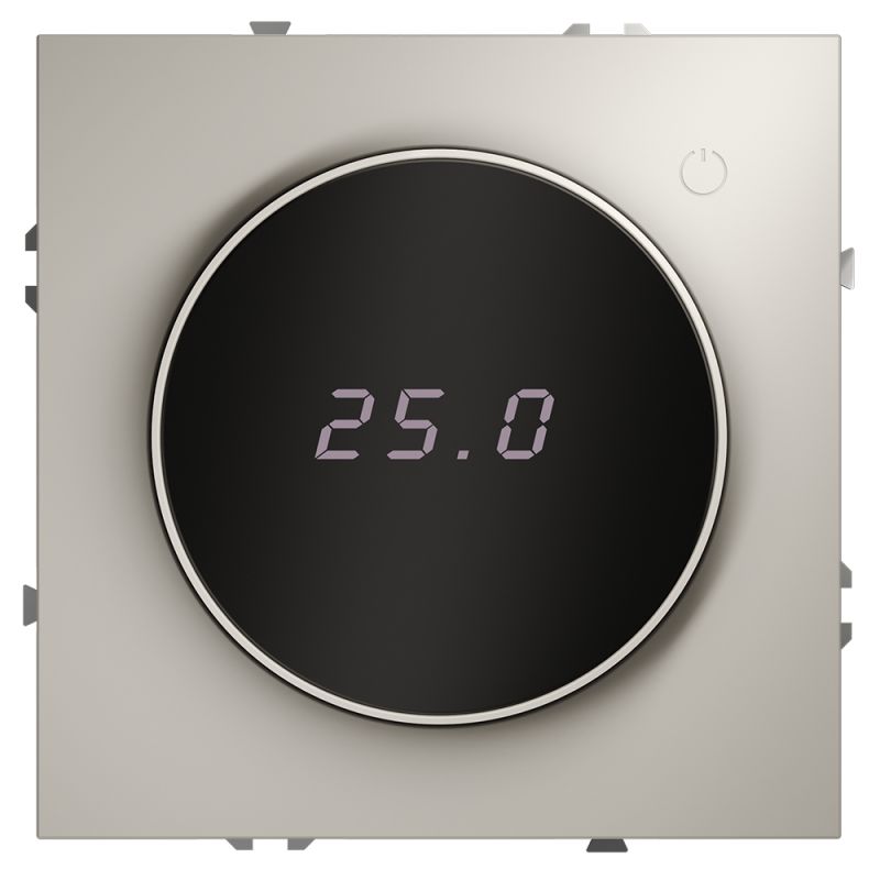 Терморегулятор электронный VOLTUM S70 с индикацией и датчиком, для теплого пола, (кашемир) VLS070103 фото 1