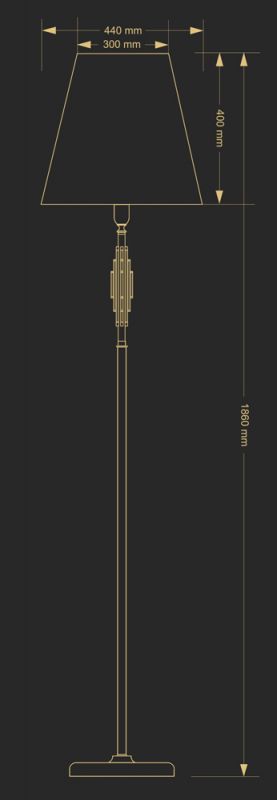 Торшер Kutek FELLINO FEL-LS-1(Z/A)