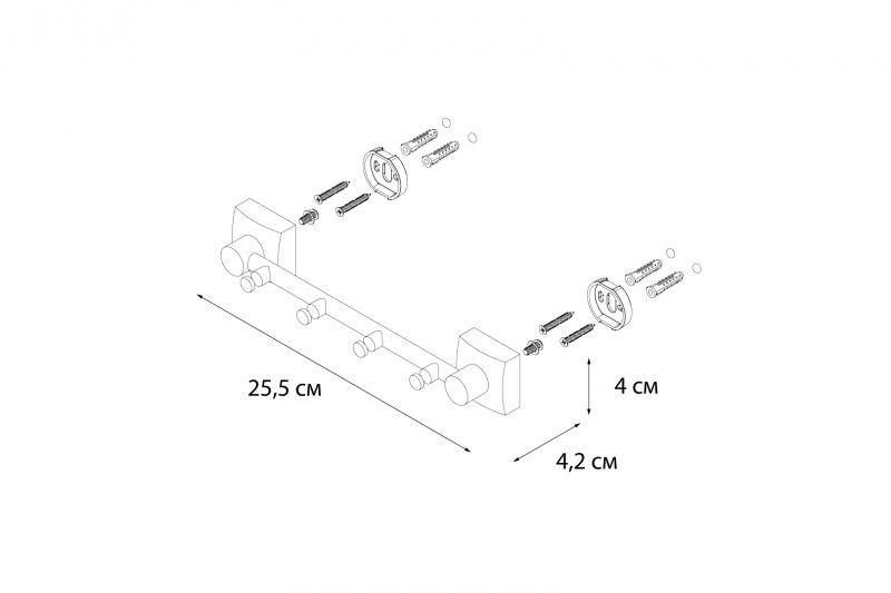 Планка Fixsen Kvadro FX-61305-4