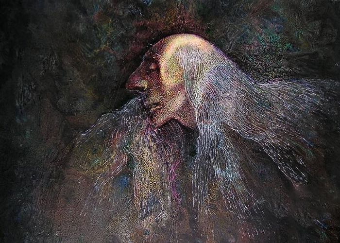 Картина "Служитель богемы" Гиви Сипрошвили