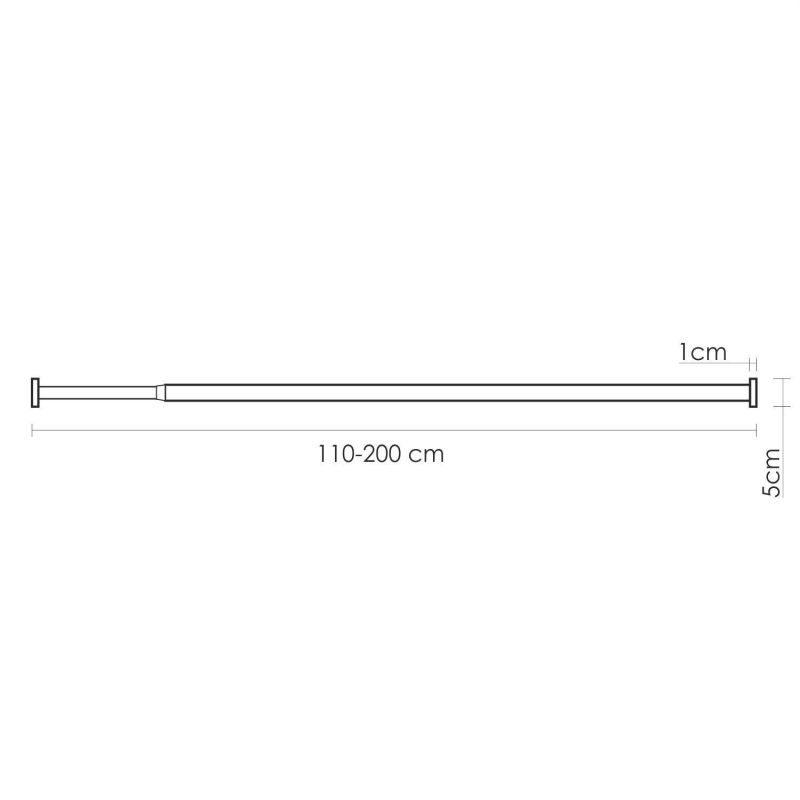 Карниз для ванной WasserKRAFT Dinkel  SC-461120