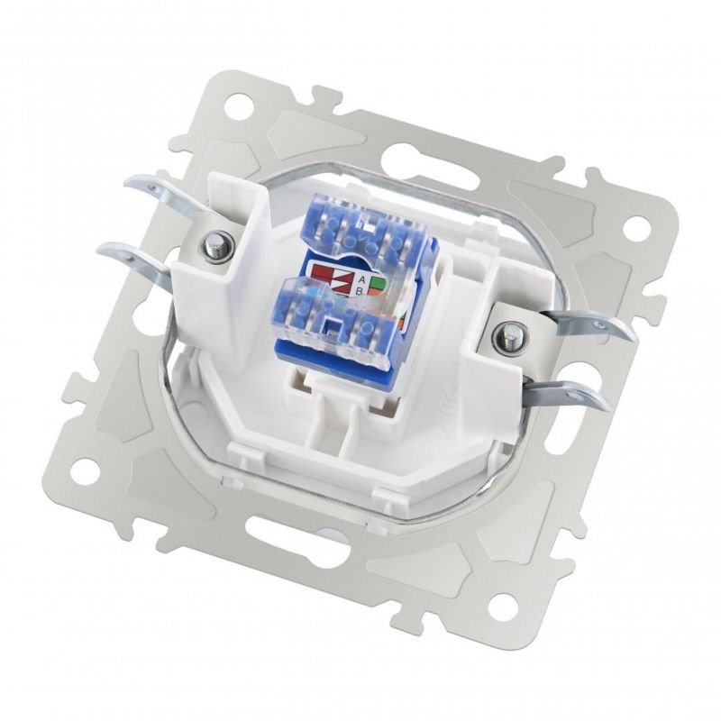 Розетка интернет RJ45 203.45-1.white Arte Milano