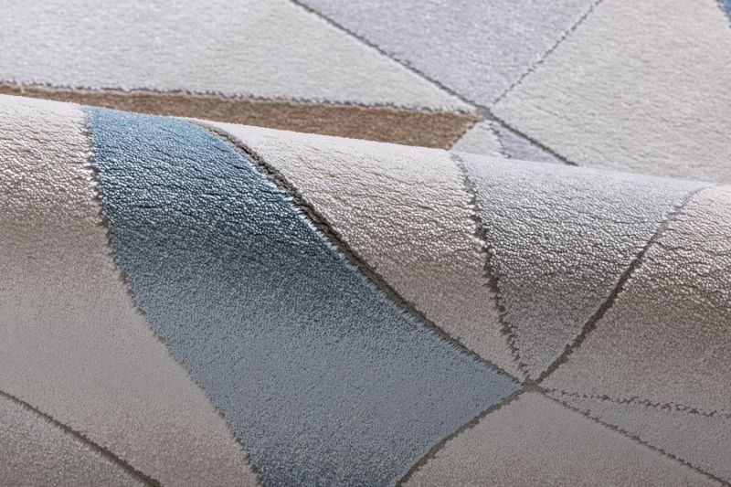 Турецкий ковер из полиэстера Carpet «PARKER» 0107A-BLU 240 x 340 см фото 4