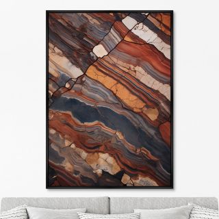 Репродукция картины ArtNoMore на холсте Stone color palette, No 2, 2024г.