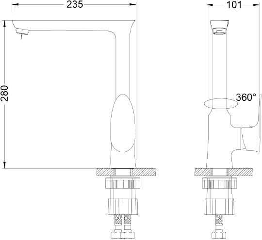 Смеситель Lemark LM0205C