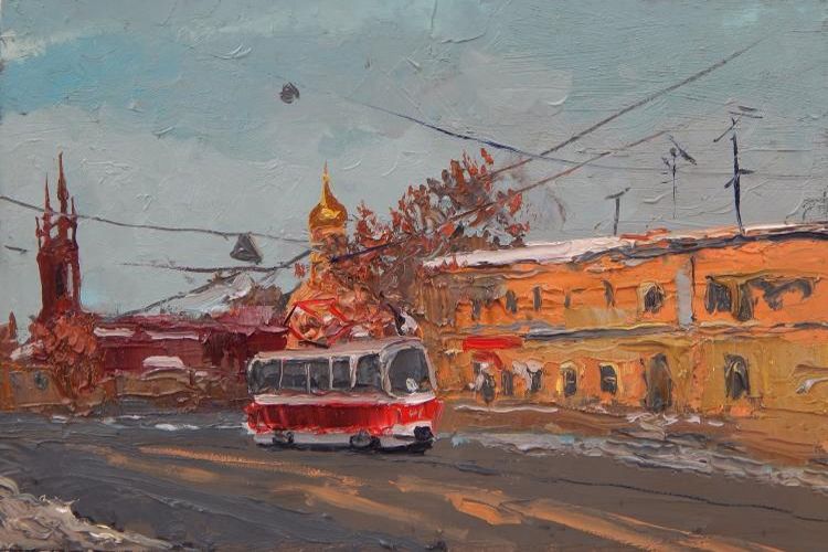 Картина "Трамвайчик" Головченко Алексей