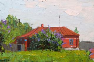 Картина "Домик на окраине" Головченко Алексей