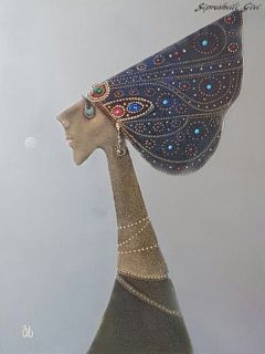 Картина "Нефертити ХХI в" Гиви Сипрошвили