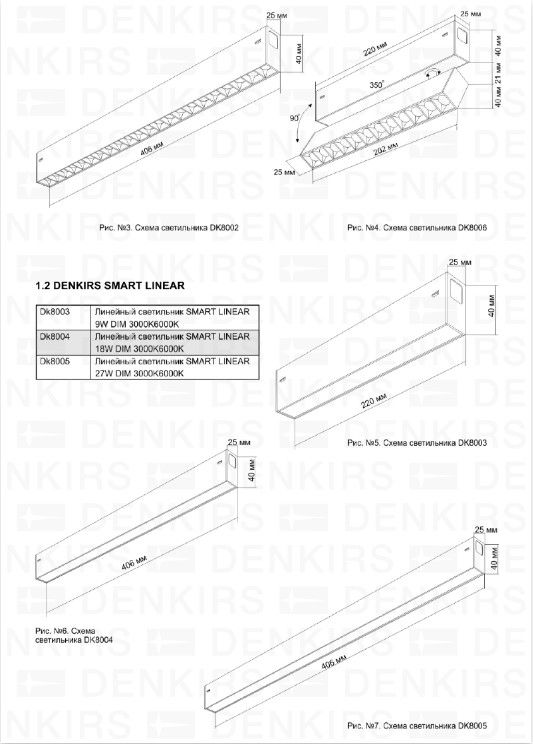 Акцентный светильник SMART SPOT Denkirs DK8020-BG