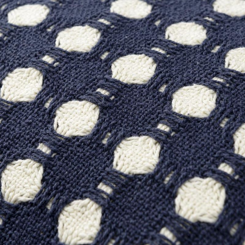 Чехол на подушку из хлопка polka dots темно-синего цвета из коллекции essential, 40x60 см Tkano BD-3042956 фото 9