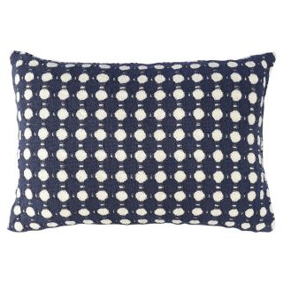 Чехол на подушку из хлопка polka dots темно-синего цвета из коллекции essential, 40x60 см Tkano BD-3042956