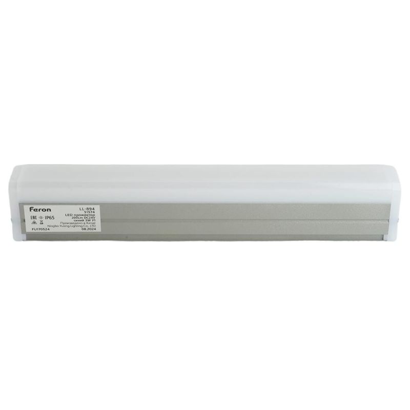 Светодиодный линейный прожектор Feron Световая линия, 6400K, 250*30*45mm, 3W, DC24V, IP65 51573 фото 2