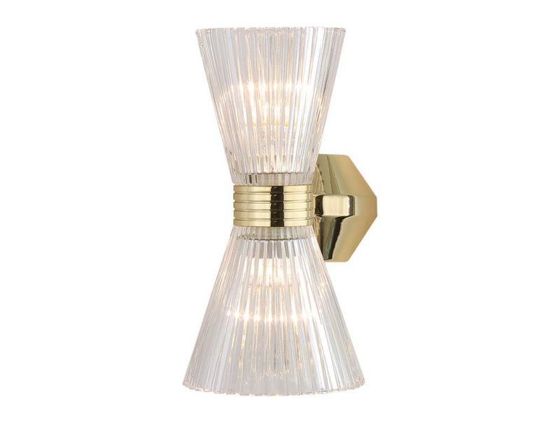 Бра Shade clear glass Newport 3610 E14 60W 3611/A gold new фото 1