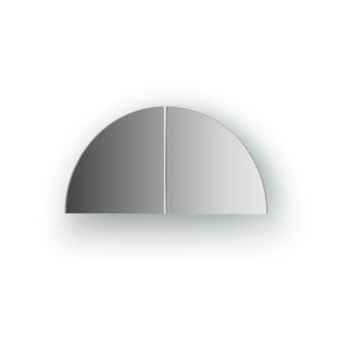 Зеркальная плитка со шлифованной кромкой - комплект 2 шт 10х10 Evoform REFLECTIVE BY 1412 серебро