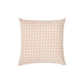 Чехол на подушку La Forma (ex Julia Grup) Yanil BD-2860272 100% хлопок розовые и бежевые квадраты 45 x 45 см