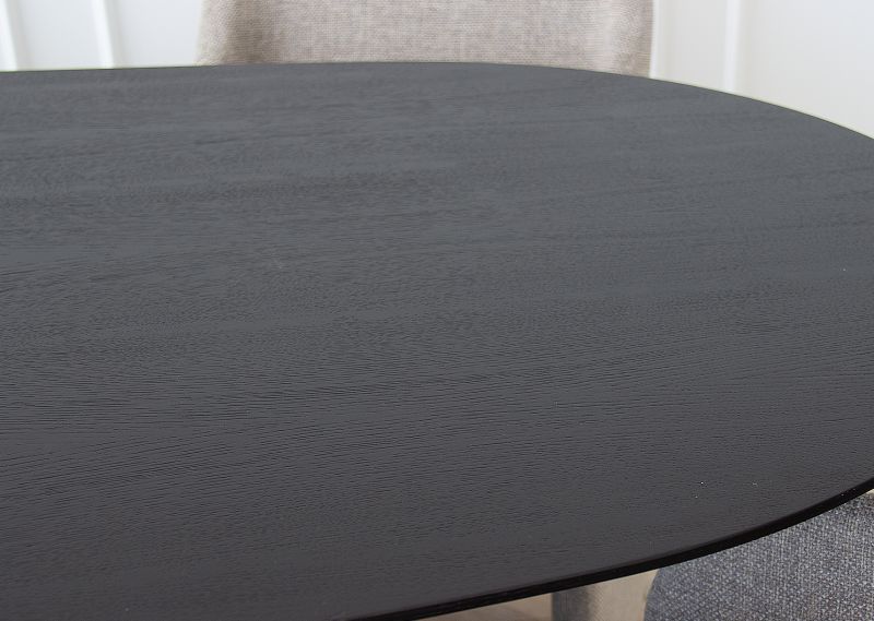 Стол обеденный Ellipsefurniture Type овальный 140*85 см (черный) TY010208240601 фото 4