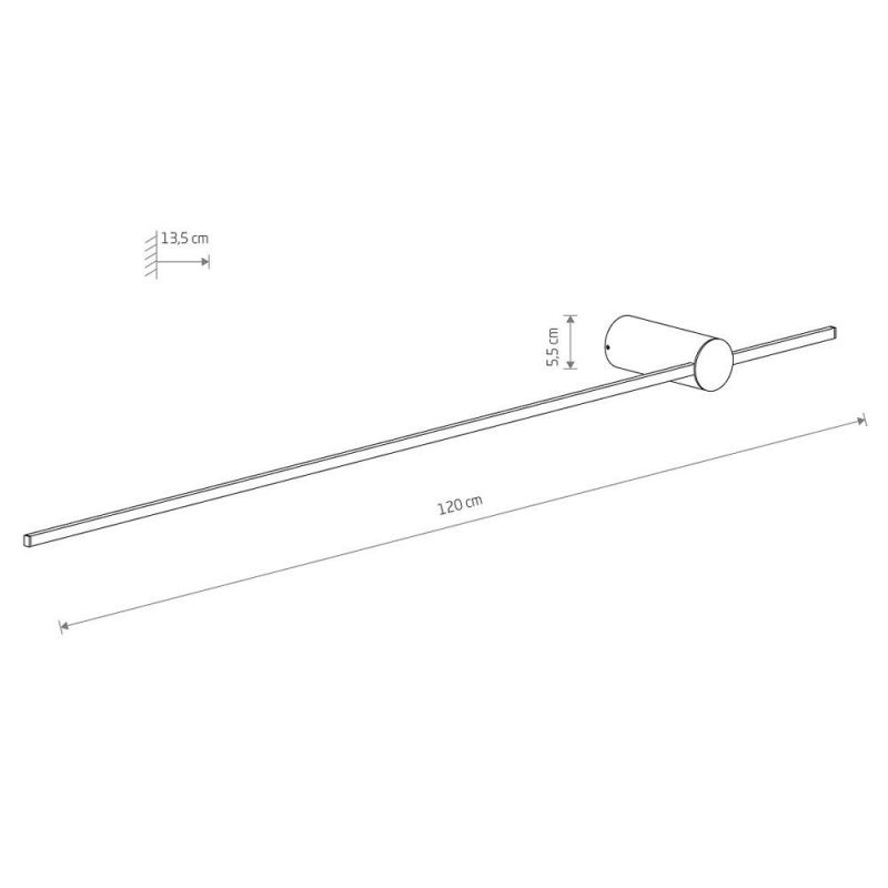 Настенный светильник Nowodvorski Saber Led Silk Olive L 4000K 16W 11590 фото 6