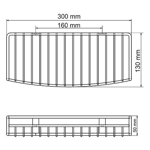 Полка WasserKRAFT Exter K-1611