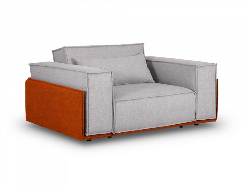 Кресло Asti ОГОГО Обстановочка оранжевый, светло-серый BD-2088804