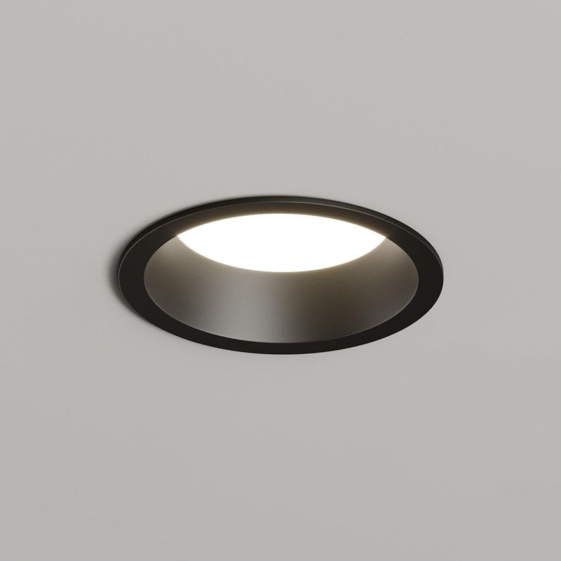 Встраиваемый влагозащищенный светильник Denkirs Deep IP 65, 10 Вт, GU5.3, LED, черный, пластик DK3103-BK фото 1