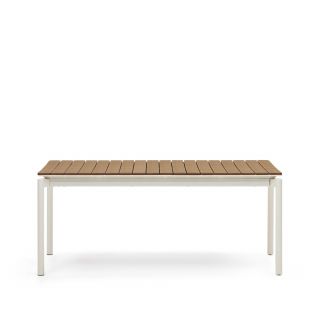 Уличный раздвижной стол белый 180 (240) x 100 см Canyelles  La Forma (ex Julia Grup) BD-2607772
